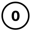 Zero Cancellation Icon